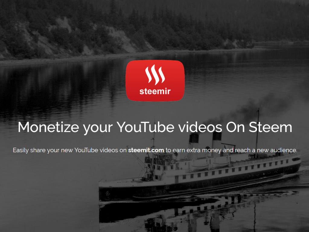 Steemir Monetizing Youtube Videos Using Steem - 